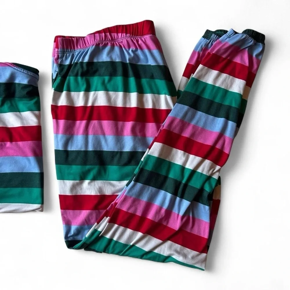 Womens Long Sleeve Tee and Joggers Pajama Set/ Sz L(12-14)